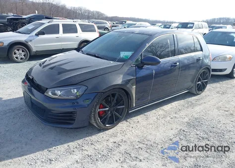 2015 Volkswagen Golf Gti 2.0T Se 4-Door from USA, damaged, VIN 3VW4T7AU7FM014032